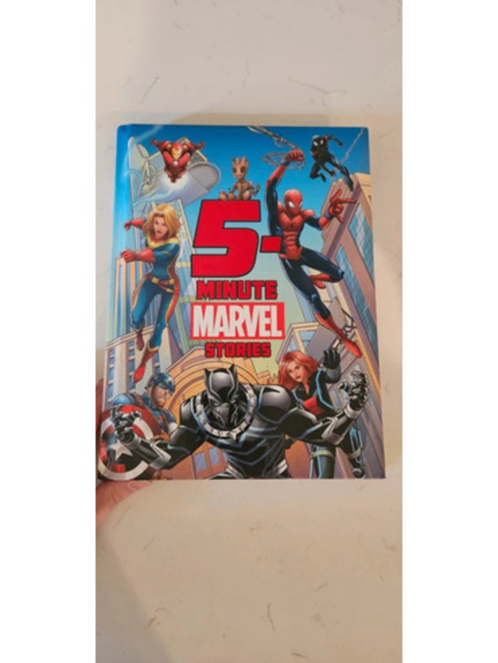 Soft cover marvel 5 mihute stories book